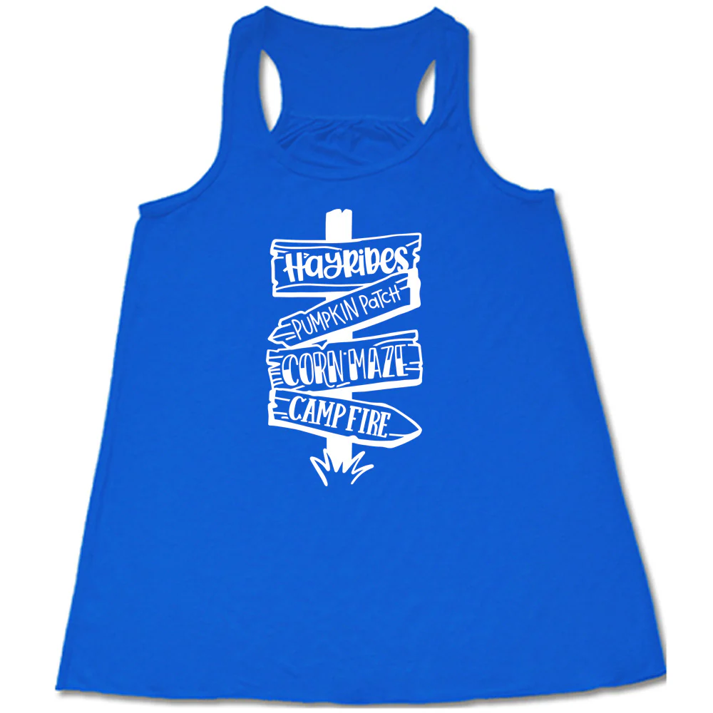 Fall Activities Signpost Shirt - Image 2