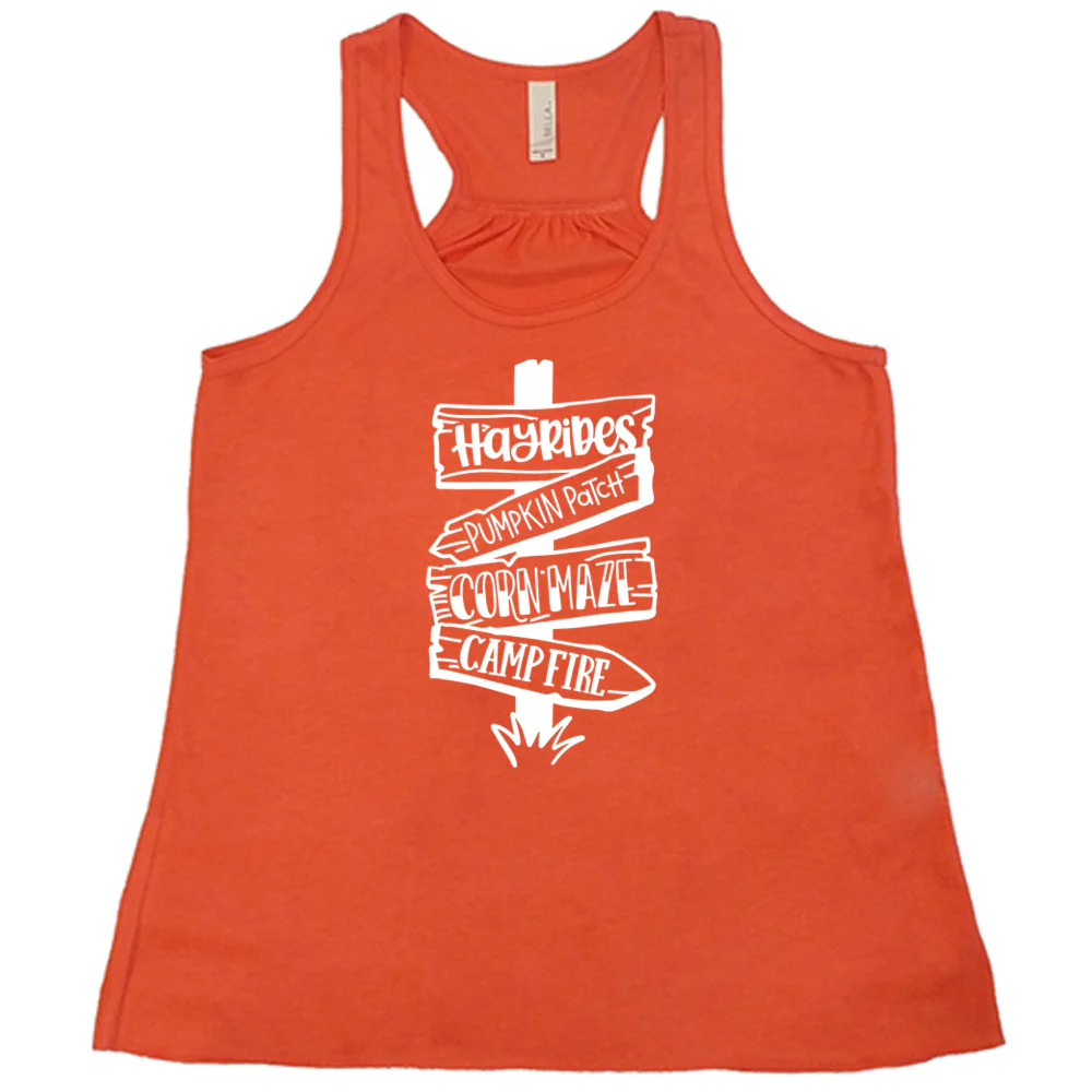 Fall Activities Signpost Shirt - Image 3