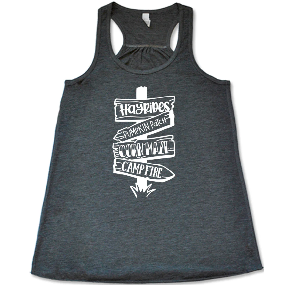 Fall Activities Signpost Shirt - Image 4