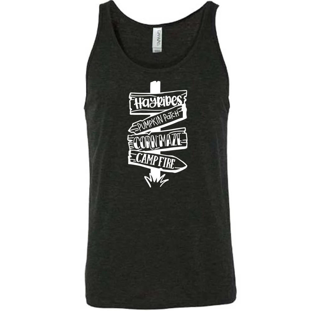 Fall Activities Signpost Shirt Unisex - Image 2