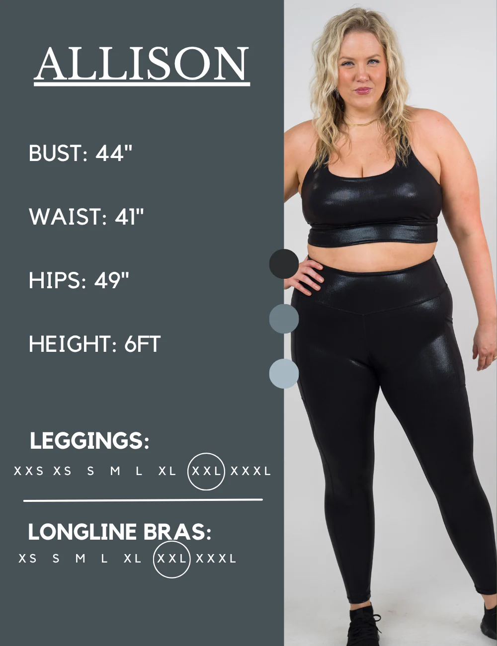 Faux Leather Leggings - Image 3