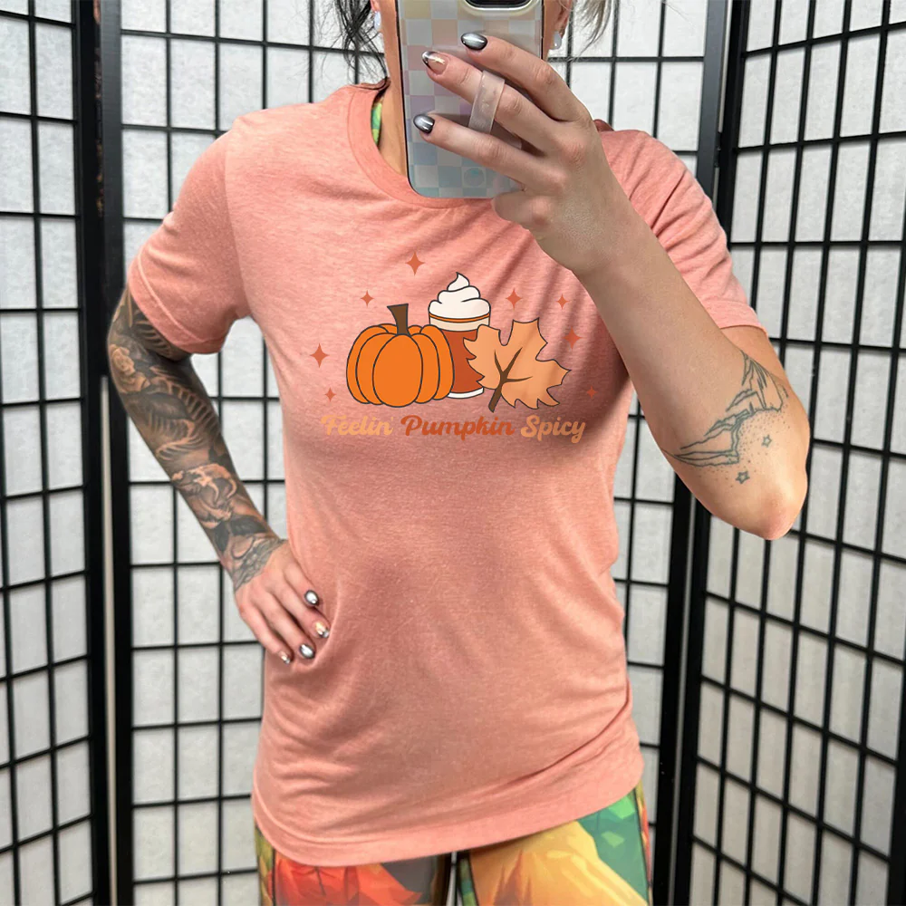 Feelin' Pumpkin Spicy Shirt Unisex - Image 10