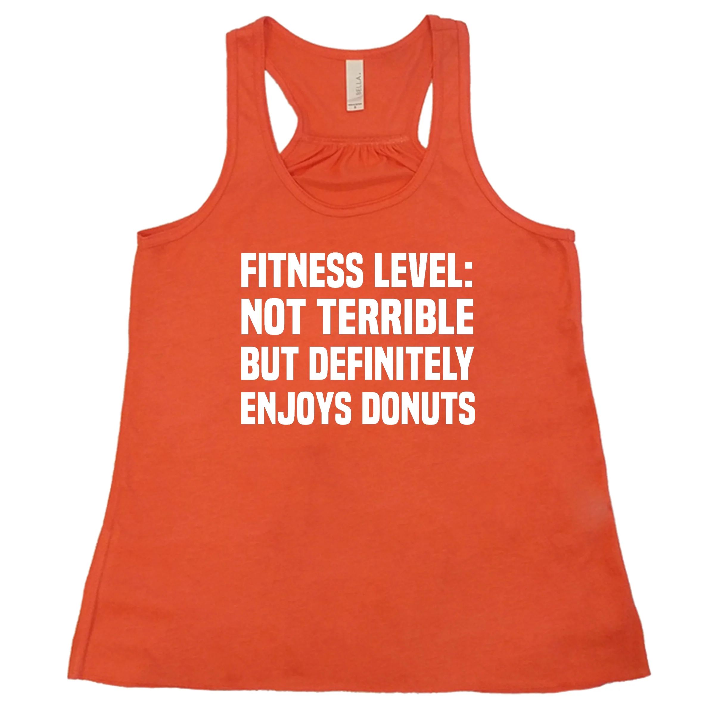 Fitness Level Not Terrible But Definitely Enjoys Donuts Shirt - Image 4