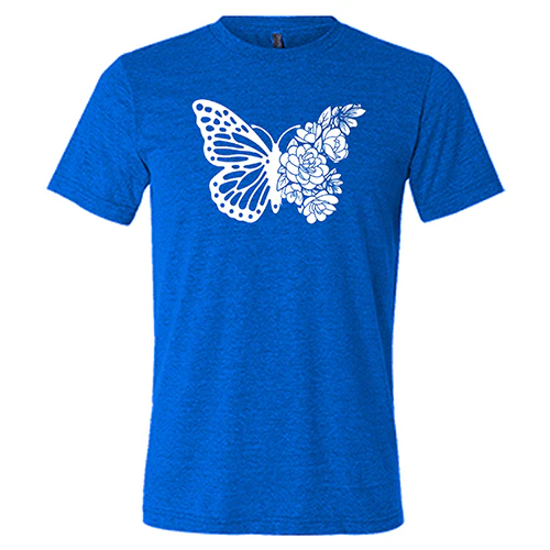 Floral Butterfly Shirt Unisex - Image 5