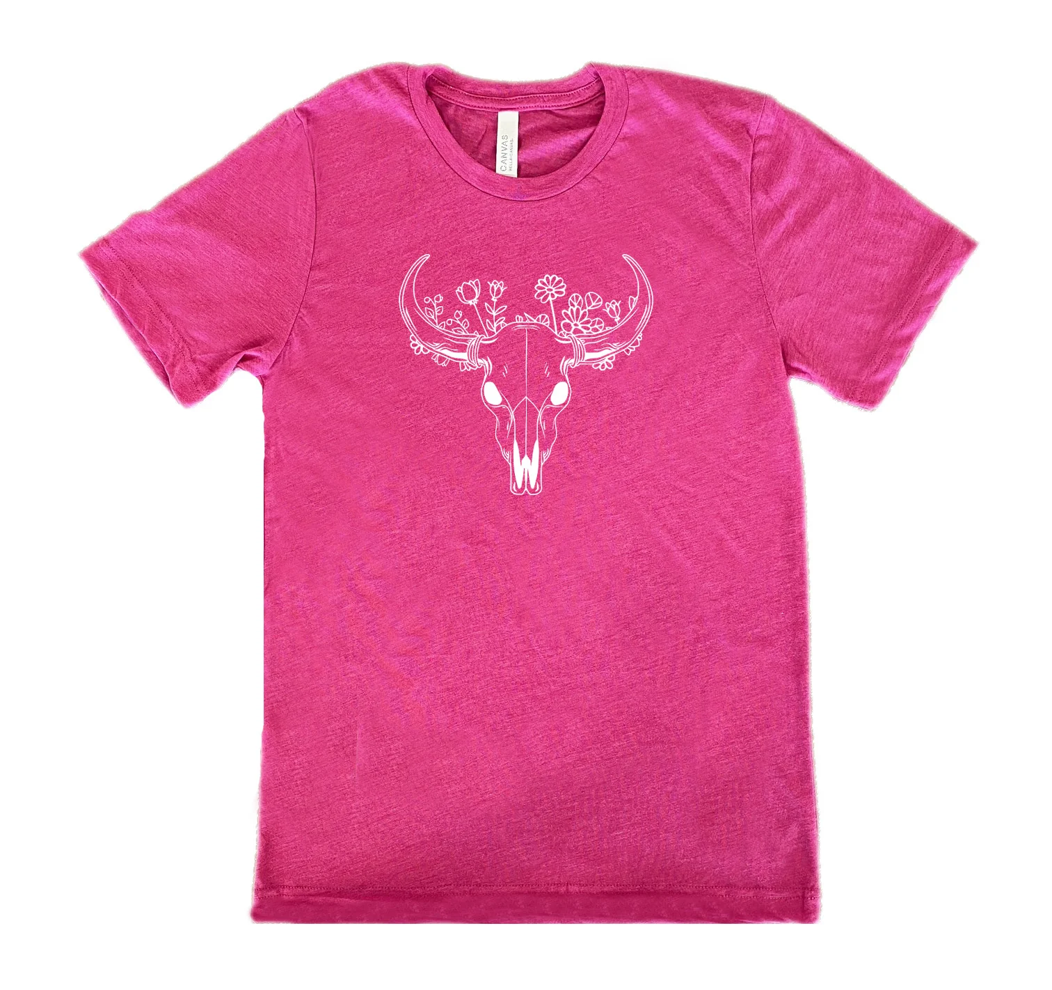 Floral Cow Skull Shirt Unisex - Image 11