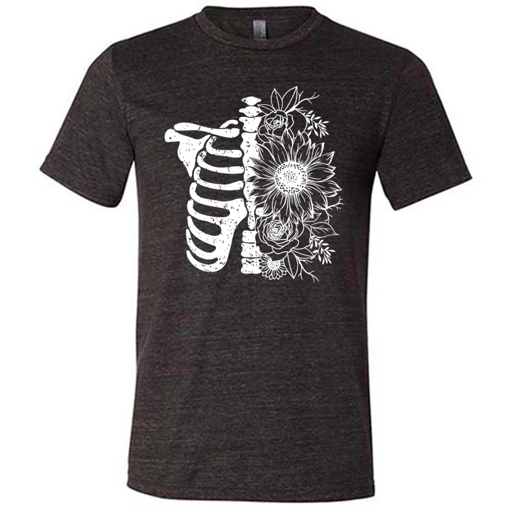 Floral Ribcage Shirt Unisex