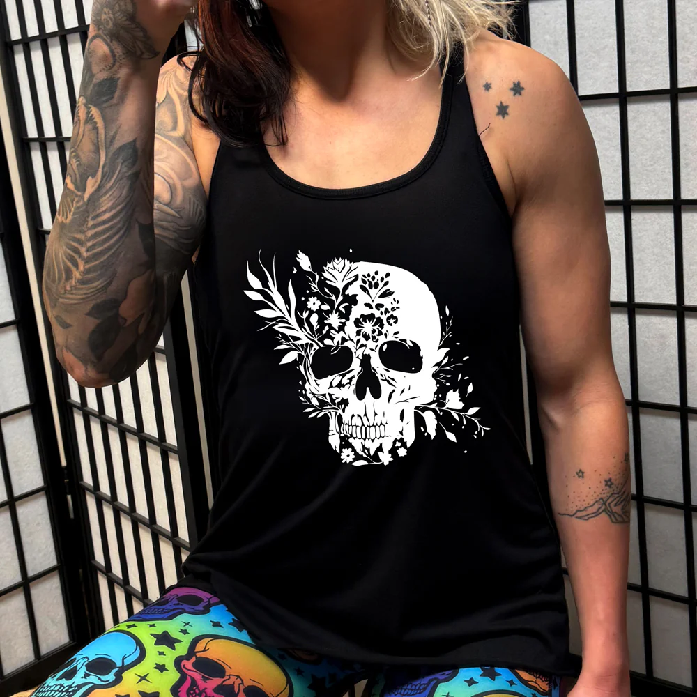 Floral Skull Shirt