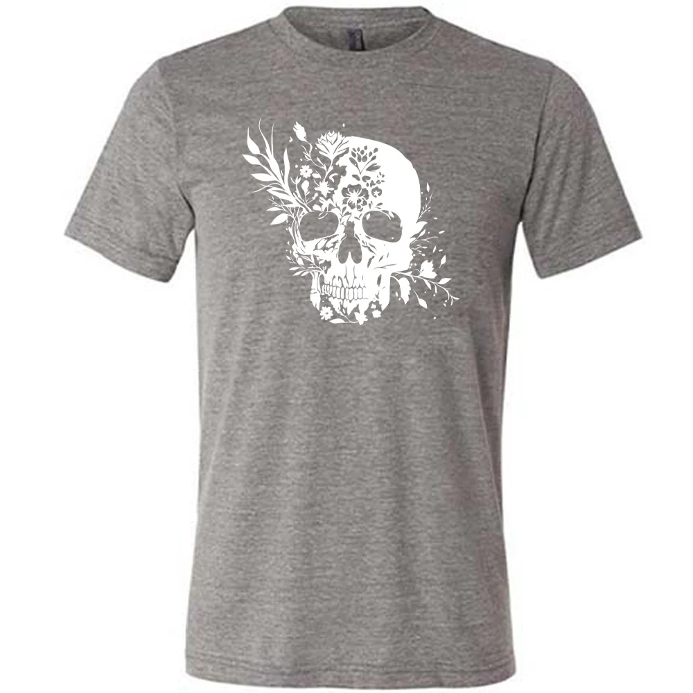 Floral Skull Shirt Unisex - Image 7