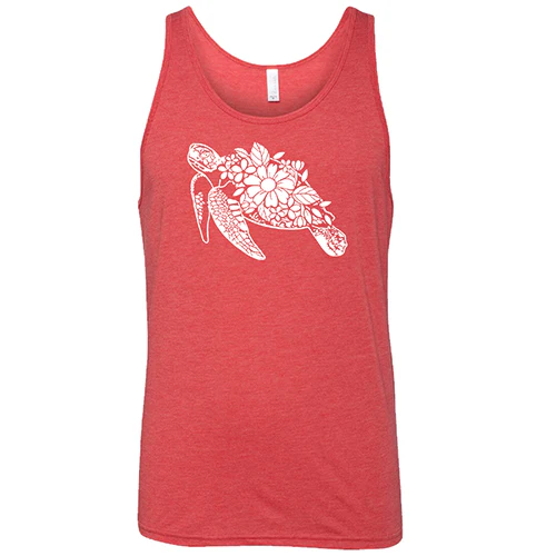 Floral Turtle Shirt Unisex - Image 3