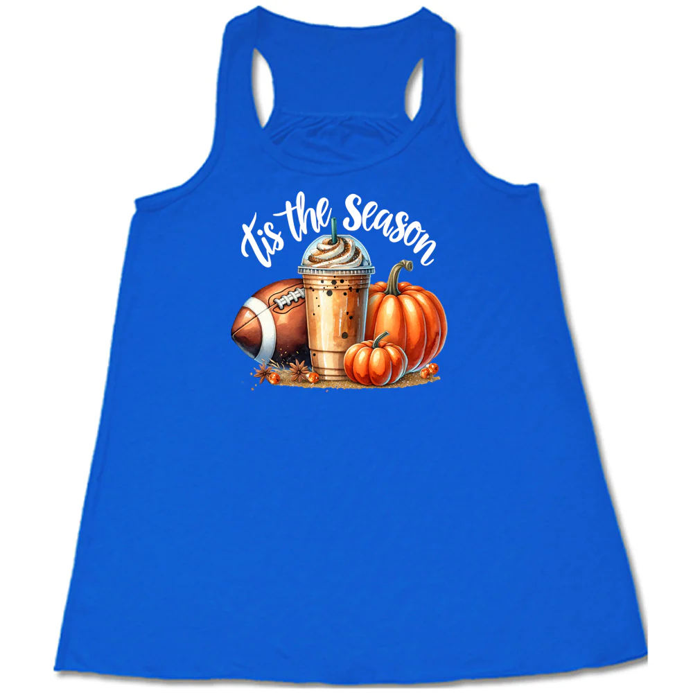 Football Coffee Tis The Season Shirt - Image 3