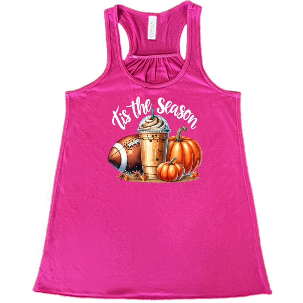 Football Coffee Tis The Season Shirt - Image 6