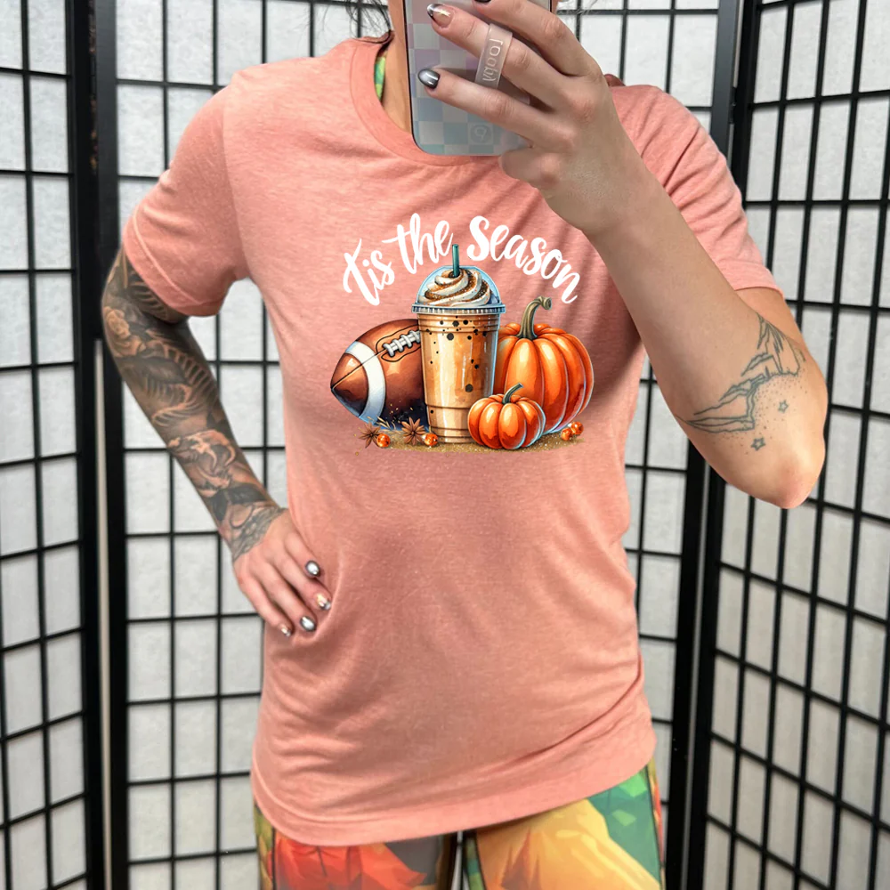 Football Coffee Tis The Season Shirt Unisex - Image 12