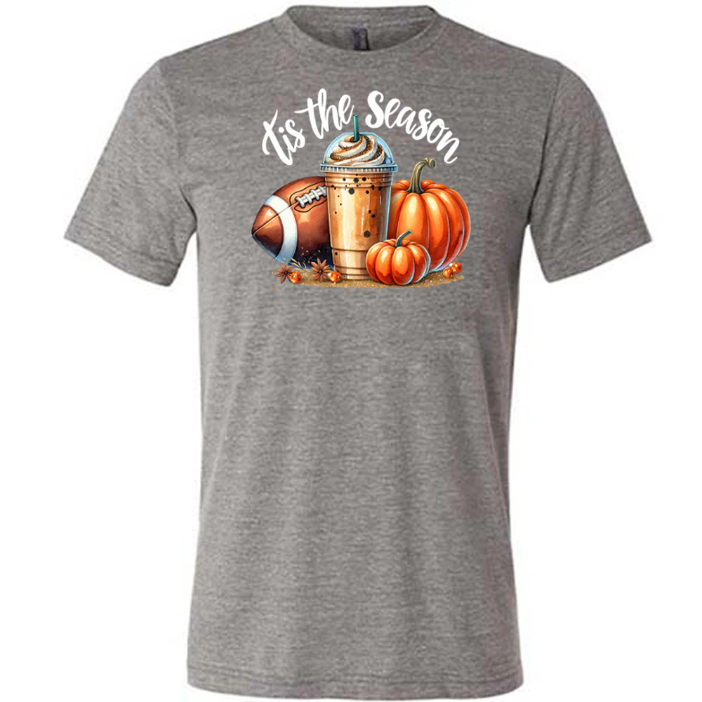 Football Coffee Tis The Season Shirt Unisex - Image 2