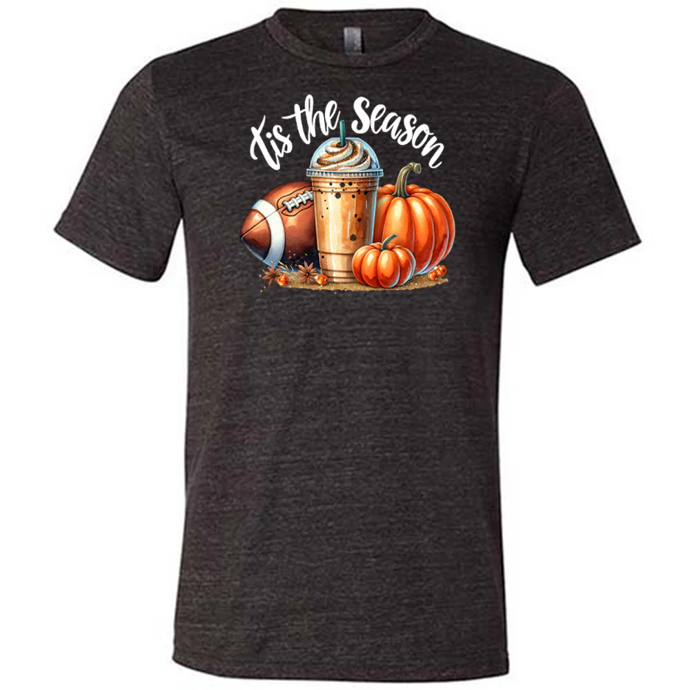 Football Coffee Tis The Season Shirt Unisex - Image 3