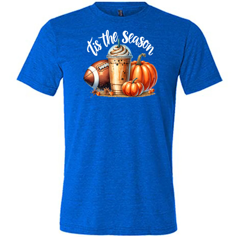 Football Coffee Tis The Season Shirt Unisex - Image 4