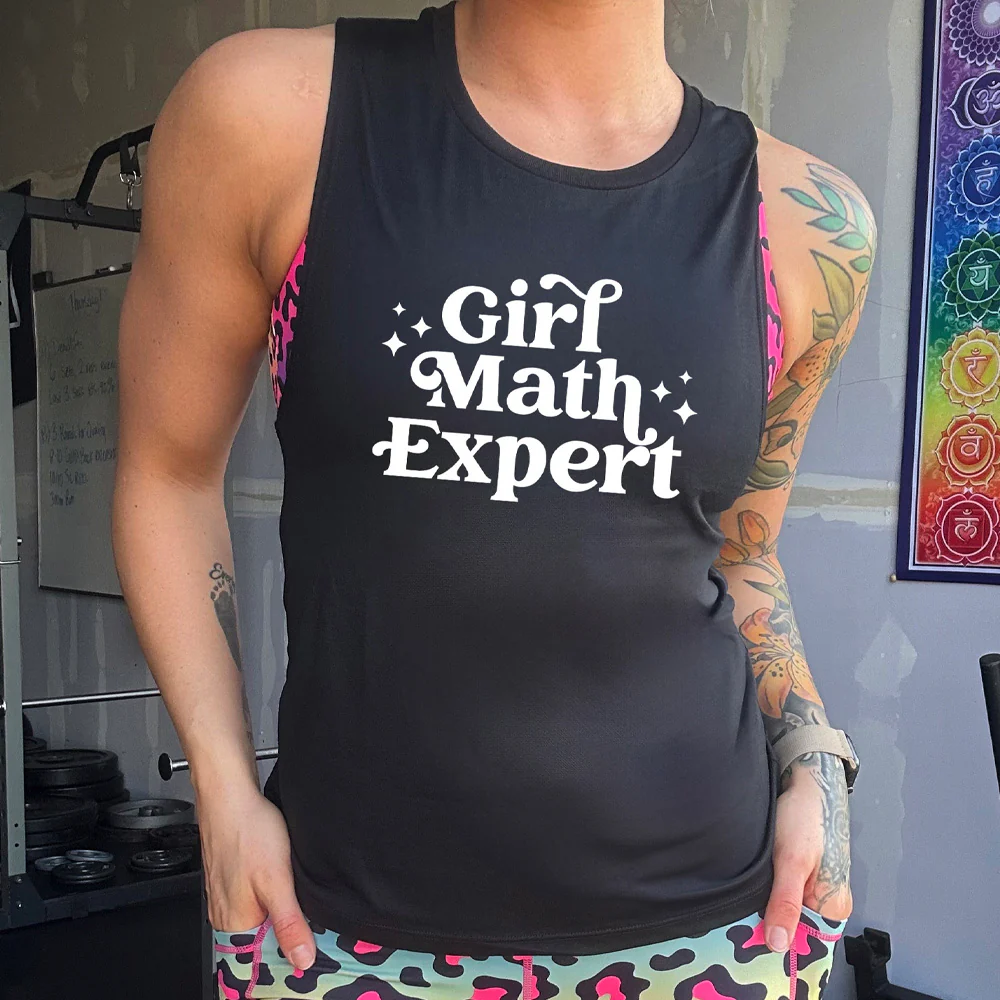 Girl Math Expert Muscle Tank