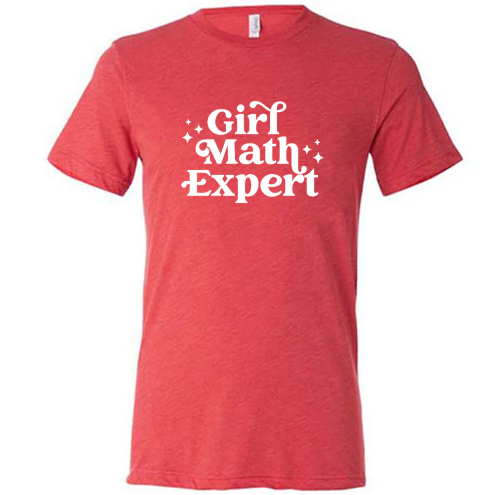 Girl Math Expert Shirt Unisex - Image 4