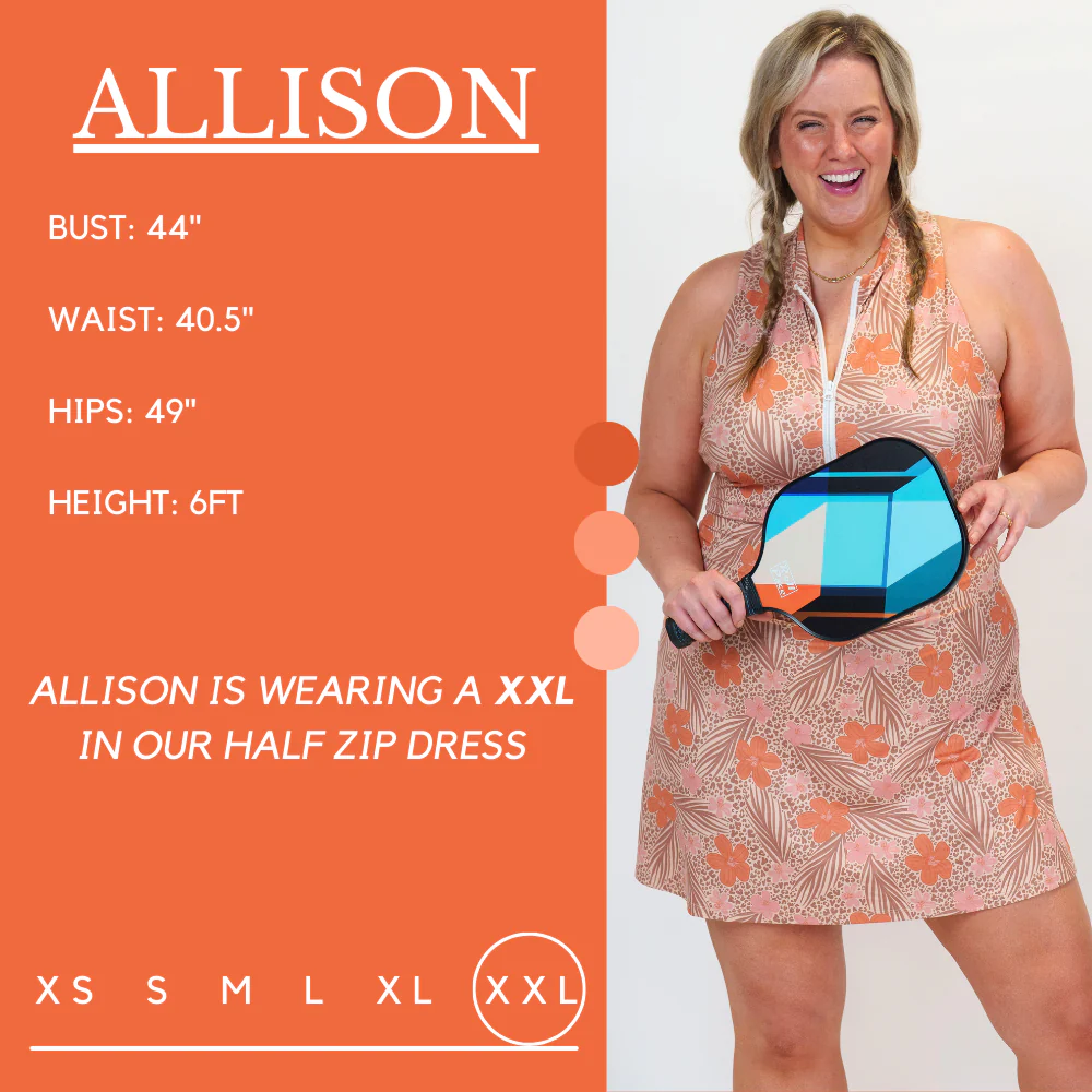 Half Zip Dress | Sunkissed - Image 9