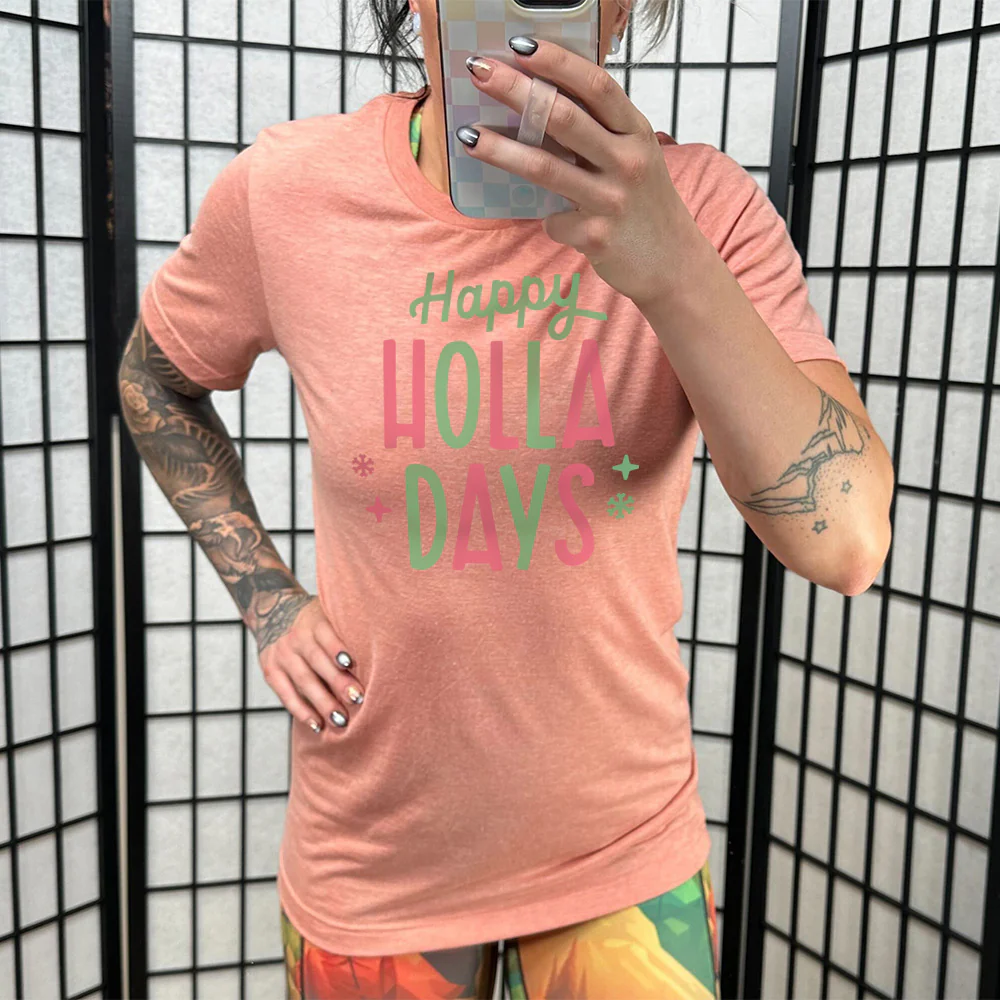 Happy Holla Days Shirt Unisex - Image 11