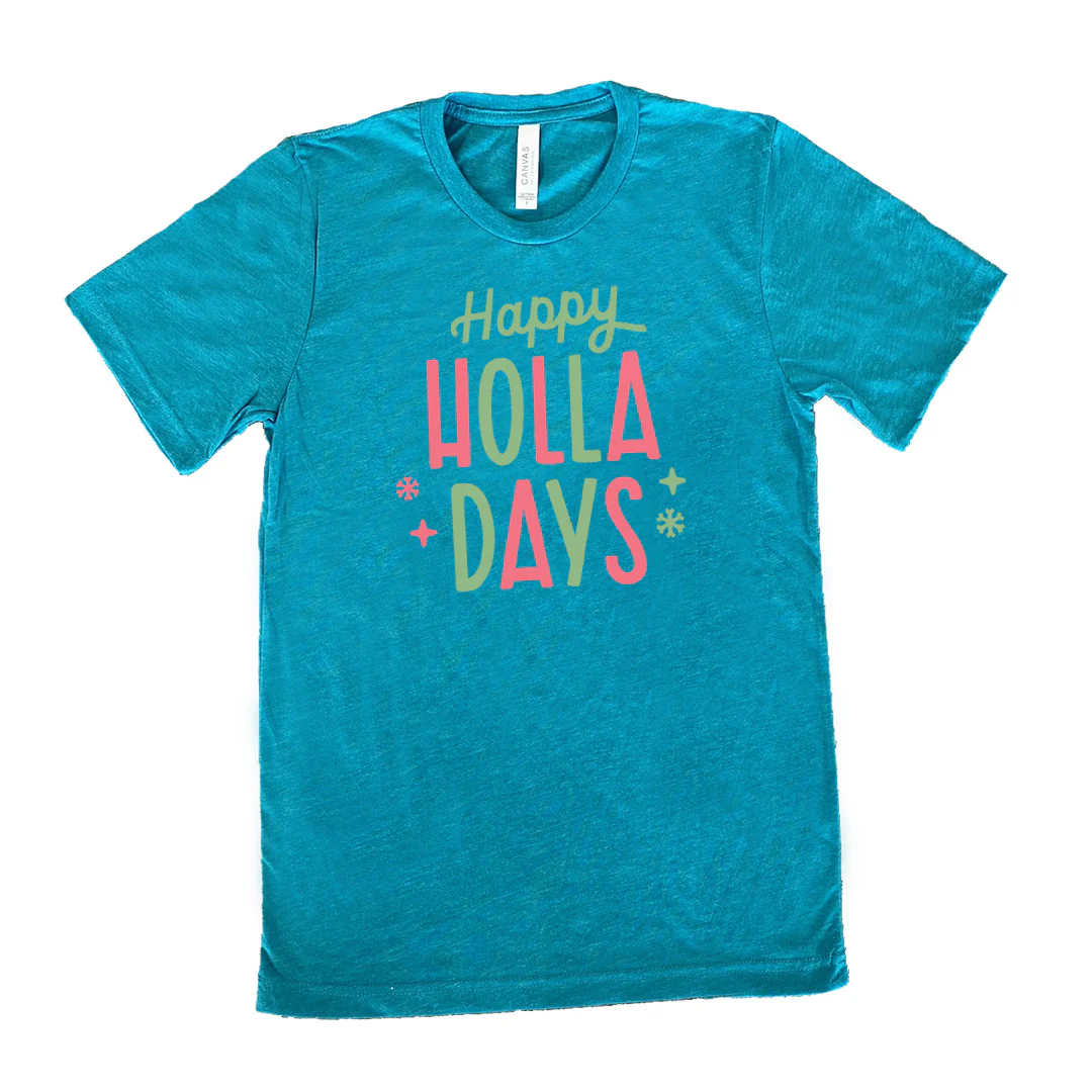 Happy Holla Days Shirt Unisex - Image 9