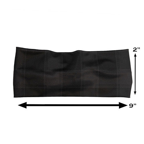 Headband - Plaid | Black - Image 2