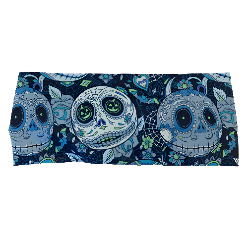 Headband - Pumpkin Skulls