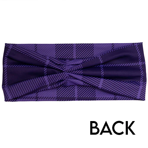Headband - Plaid | Purple - Image 2