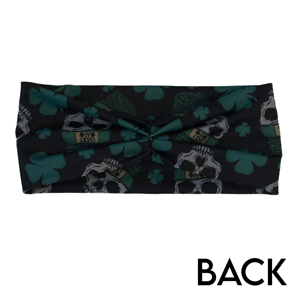 Headband - Shamrock Skulls - Image 2