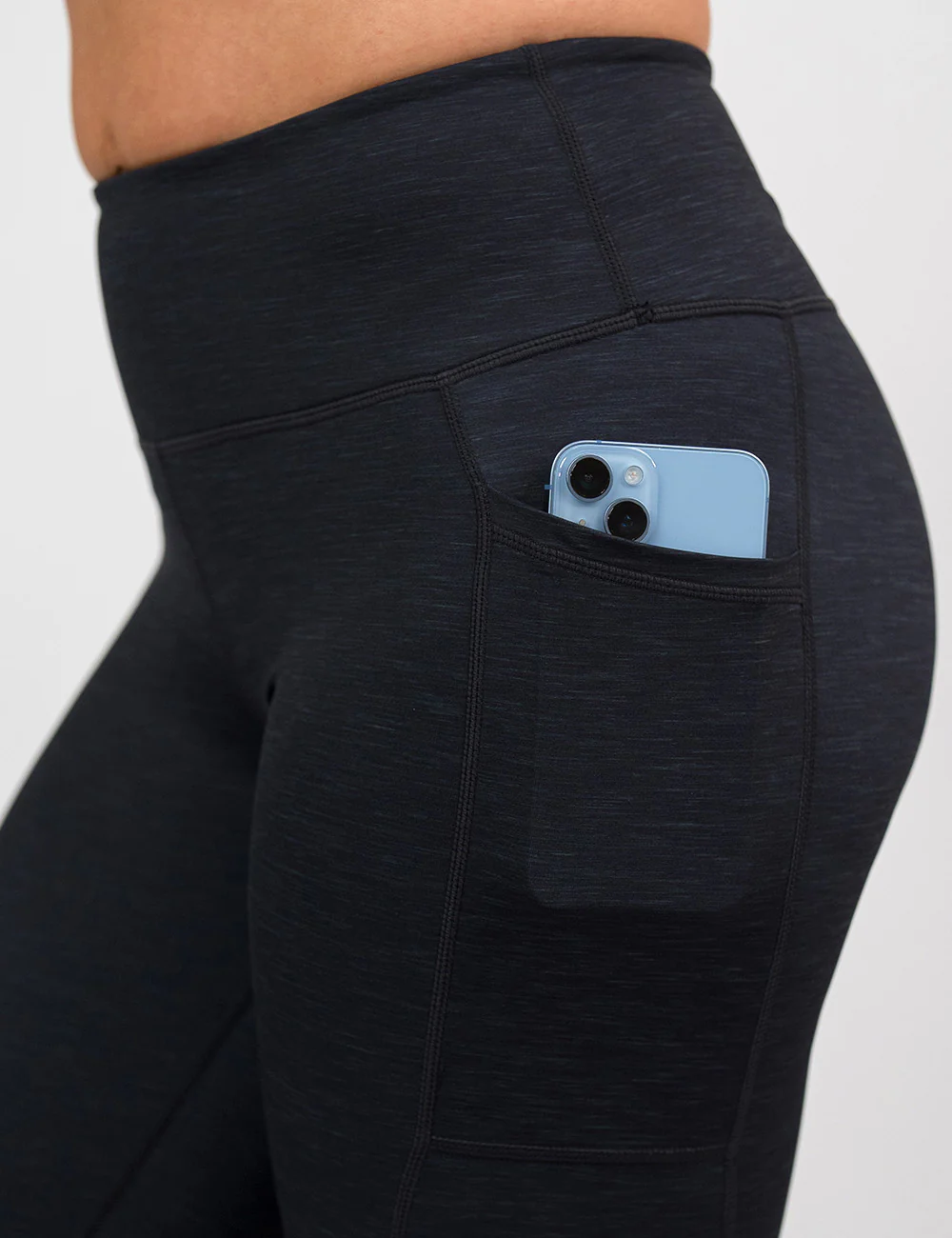 Heather Black Leggings - Image 3