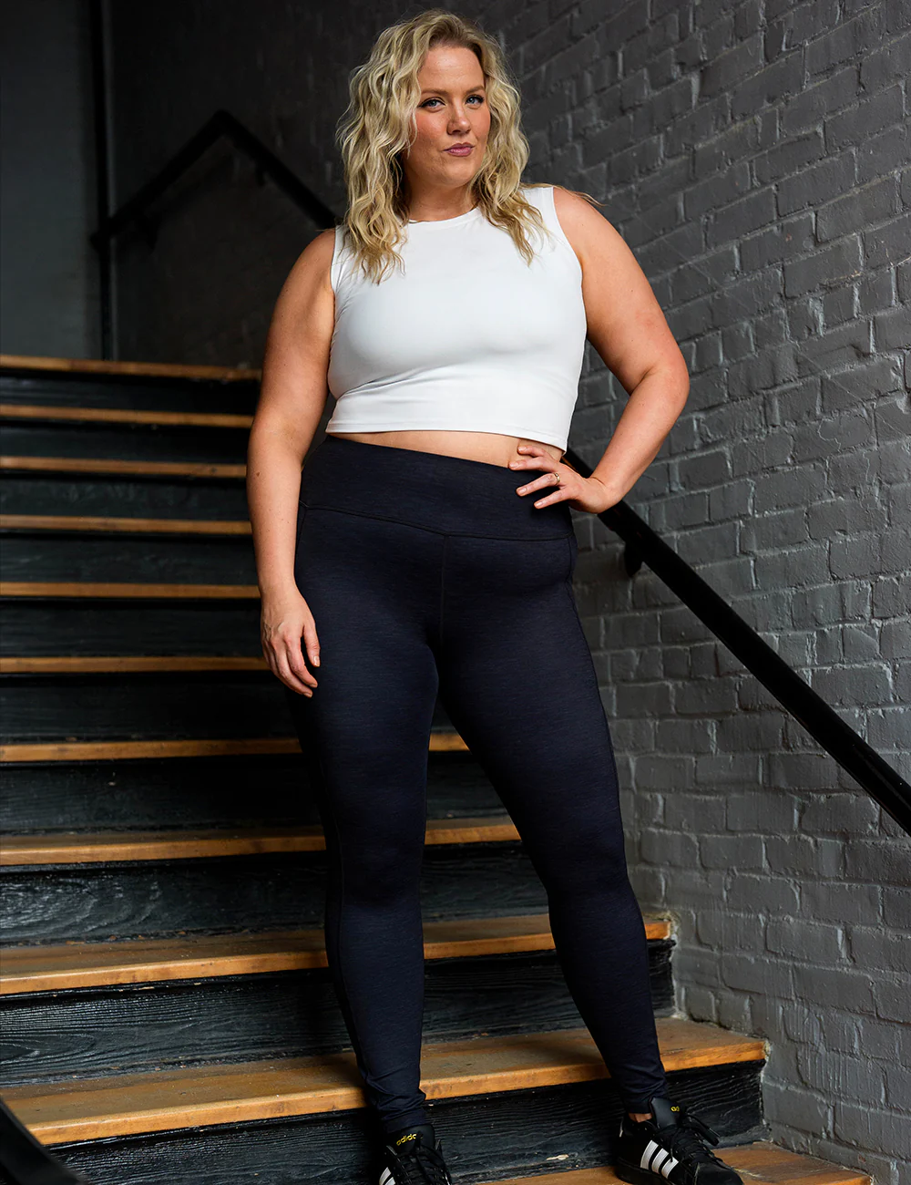 Heather Black Leggings - Image 4
