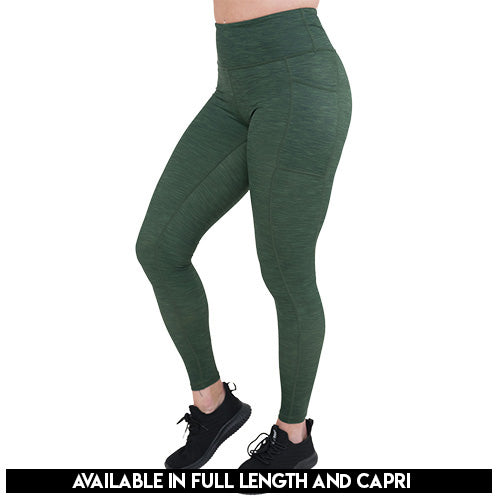 Heather Green Leggings - Image 3