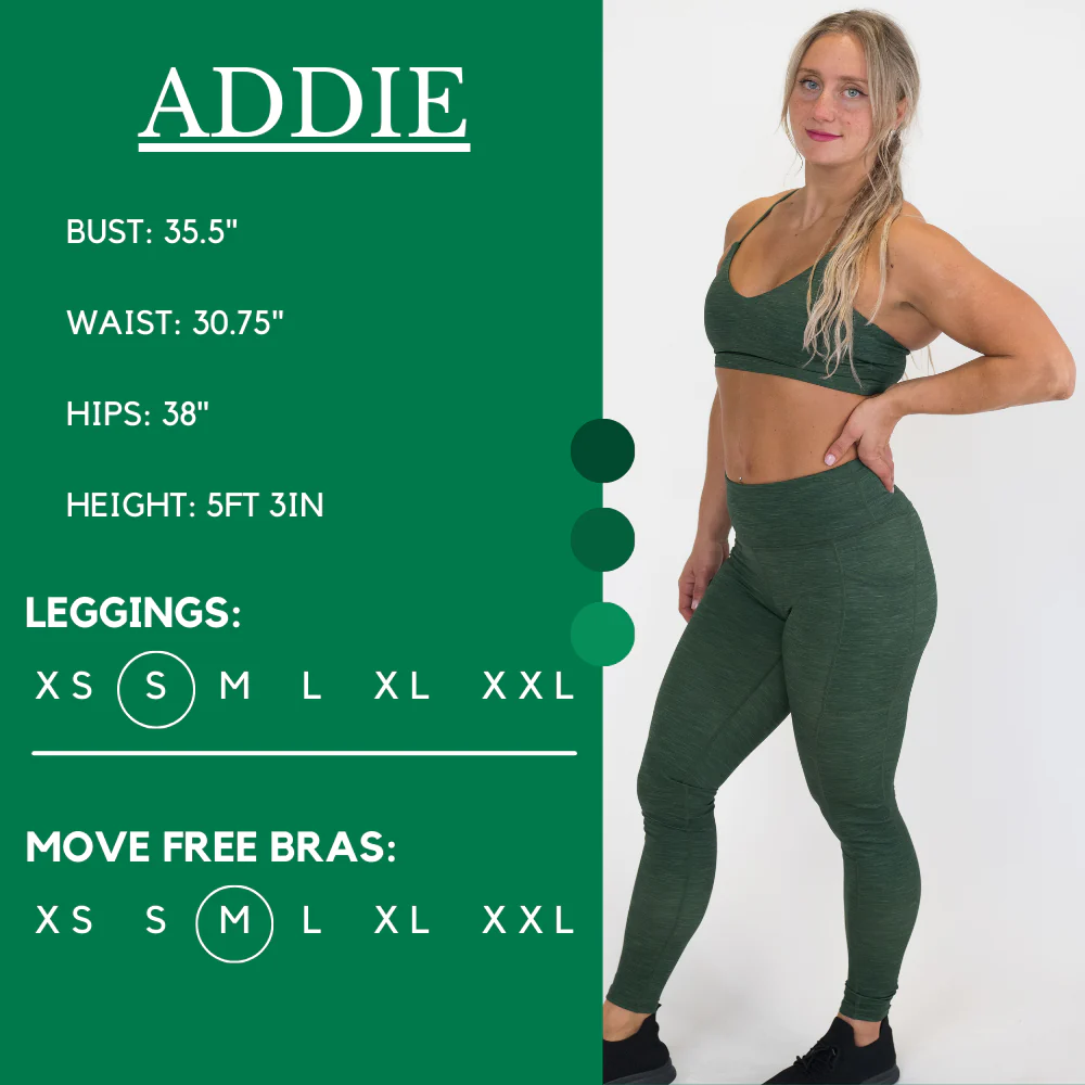 Heather Green Leggings - Image 5