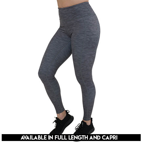 Heather Grey Leggings - Image 3