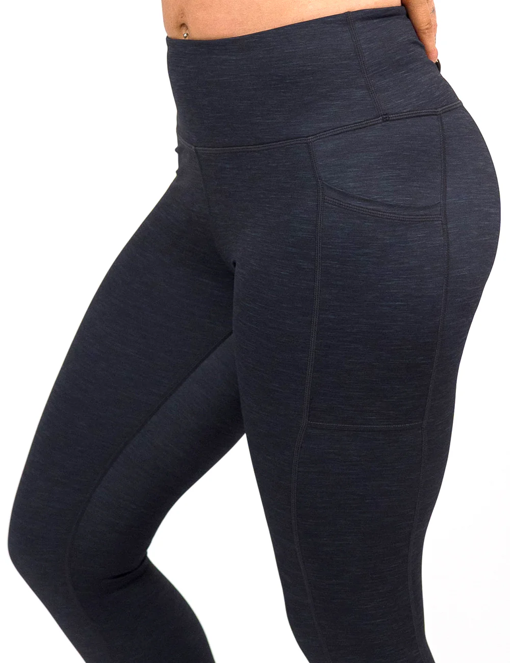 Heather Black Leggings