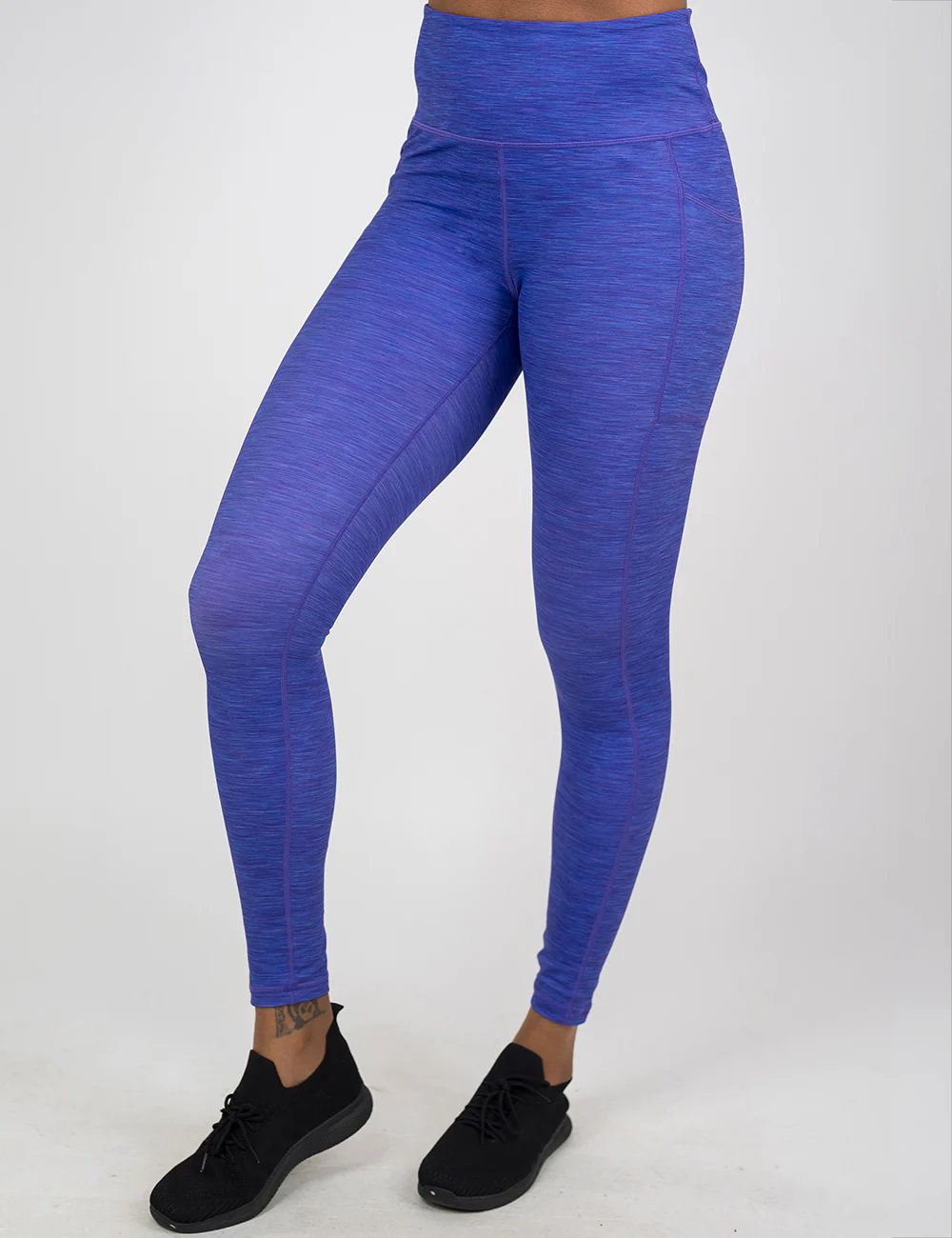 Heather Purple Leggings - Image 3
