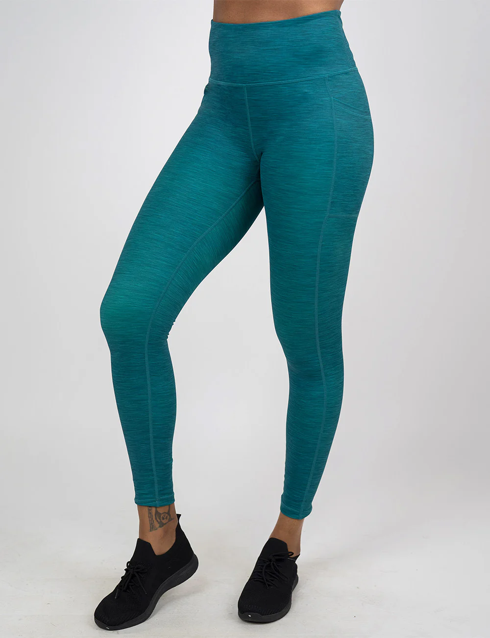 Heather Teal Green Leggings - Image 4