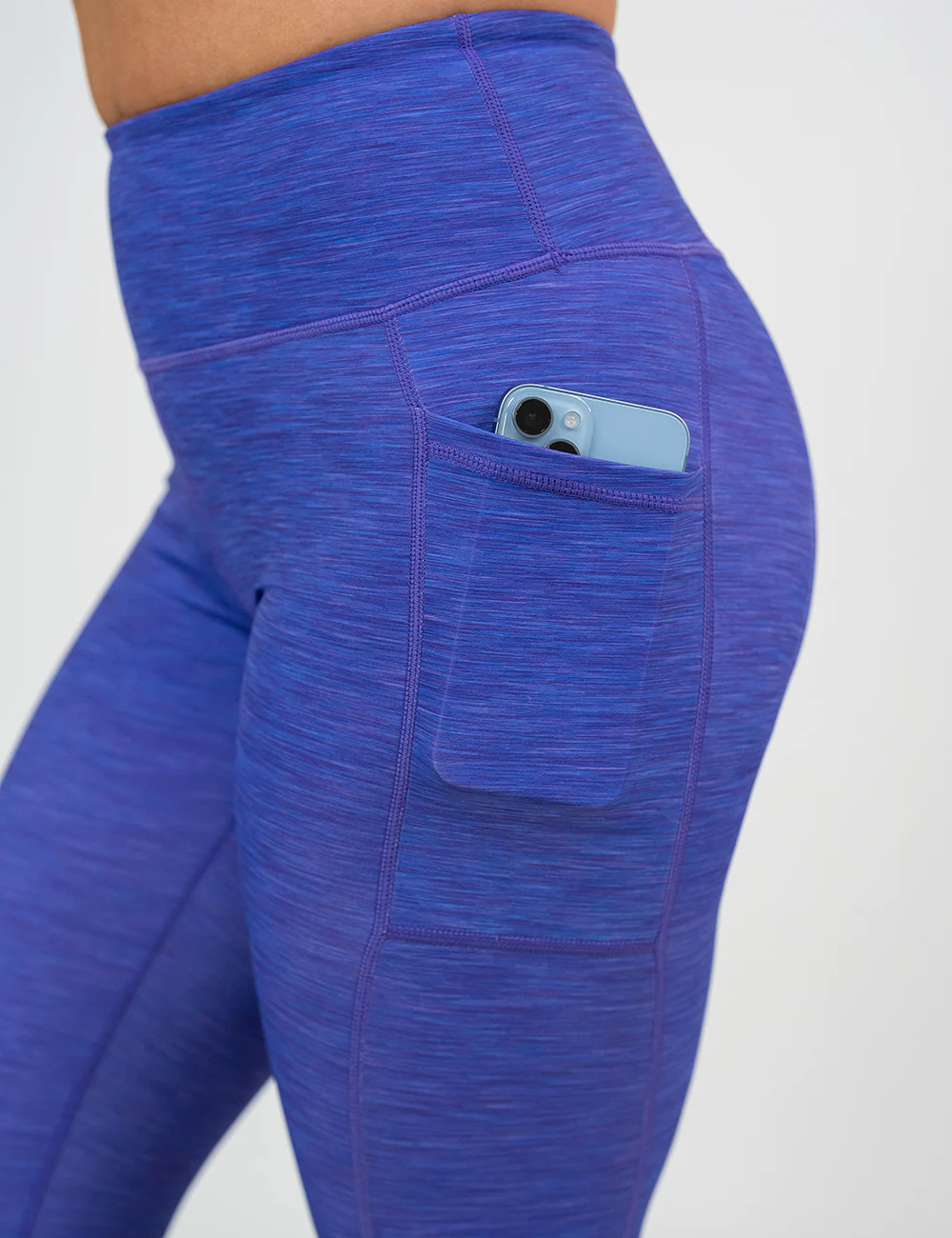 Heather Purple Leggings - Image 2