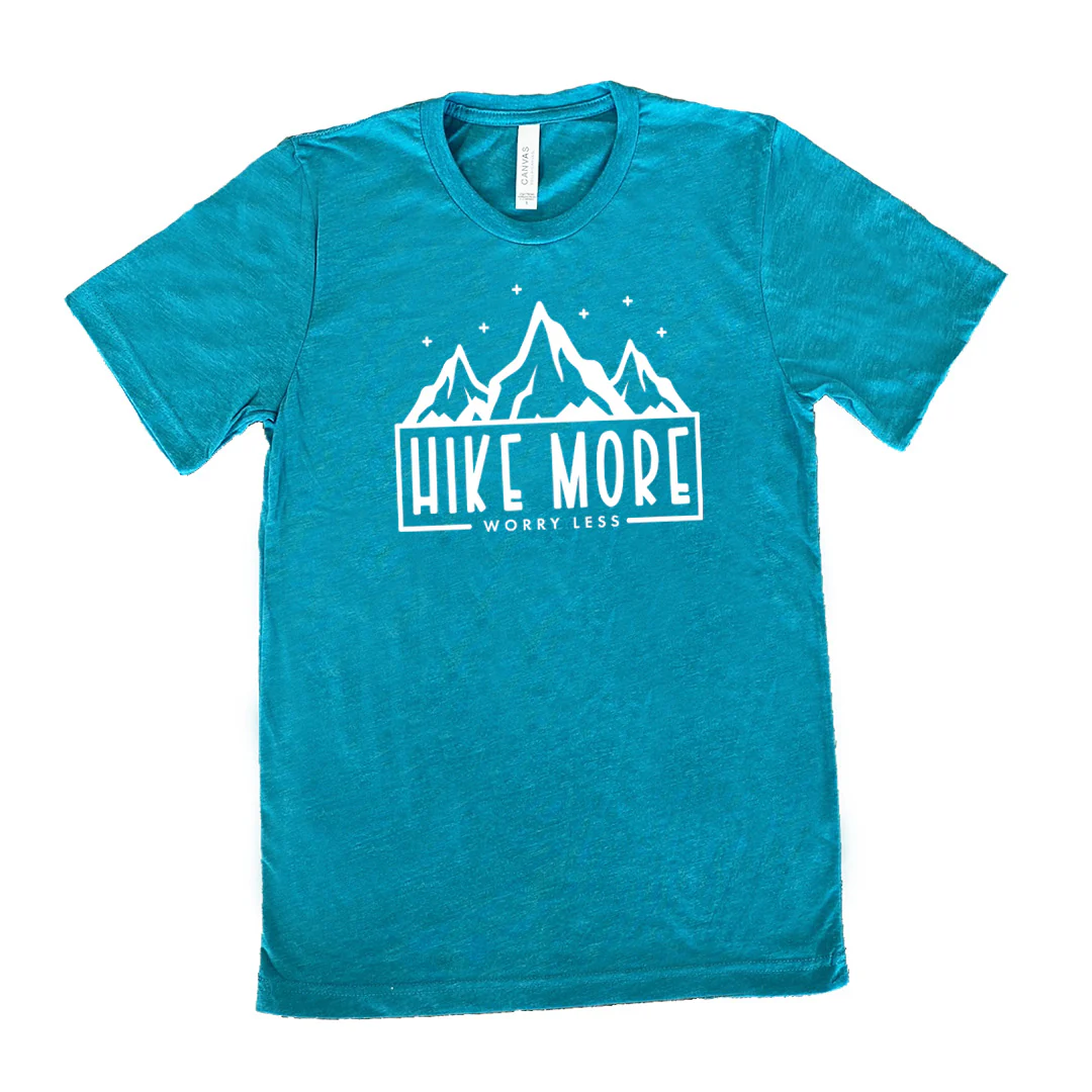 Hike More Worry Less Shirt Unisex - Image 12