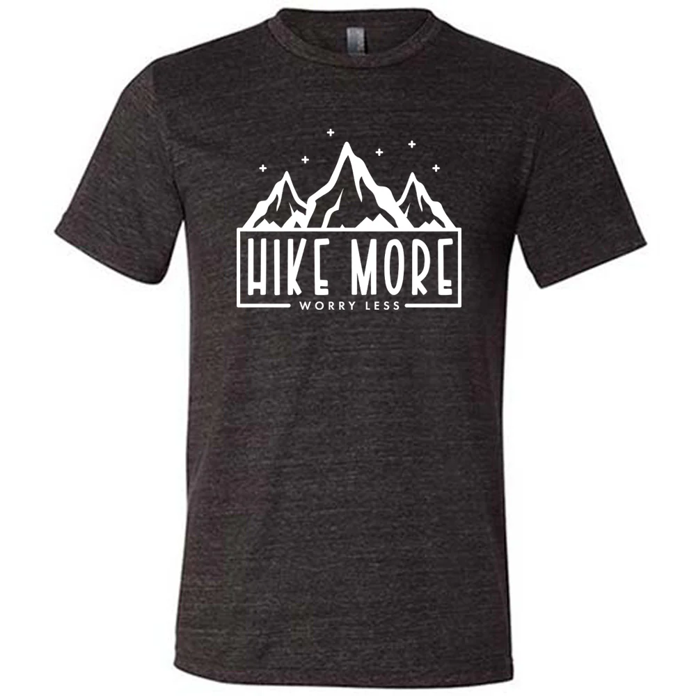 Hike More Worry Less Shirt Unisex - Image 2