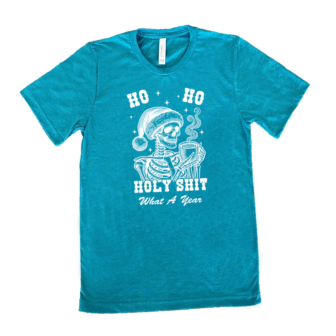 Ho Ho Holy Shit What A Year Shirt Unisex - Image 11