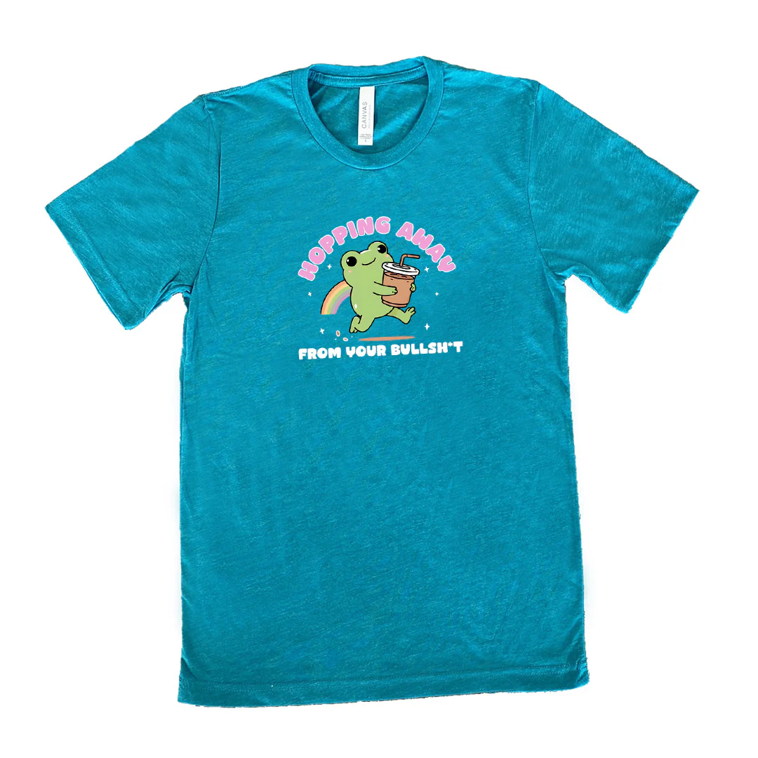 Hopping Away From Your Bullshit Shirt Unisex - Image 11