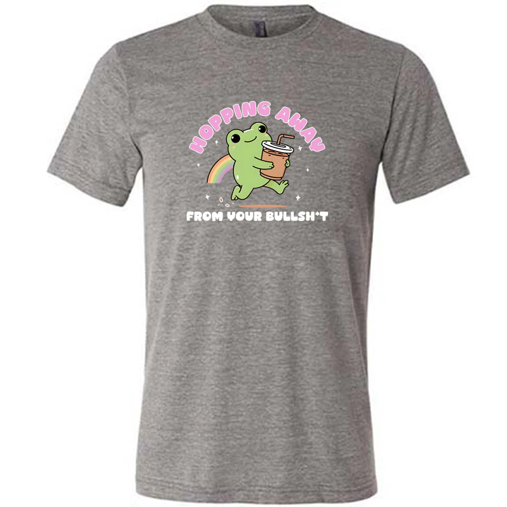 Hopping Away From Your Bullshit Shirt Unisex - Image 3