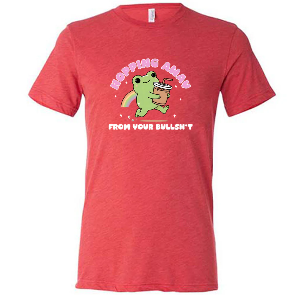 Hopping Away From Your Bullshit Shirt Unisex - Image 7