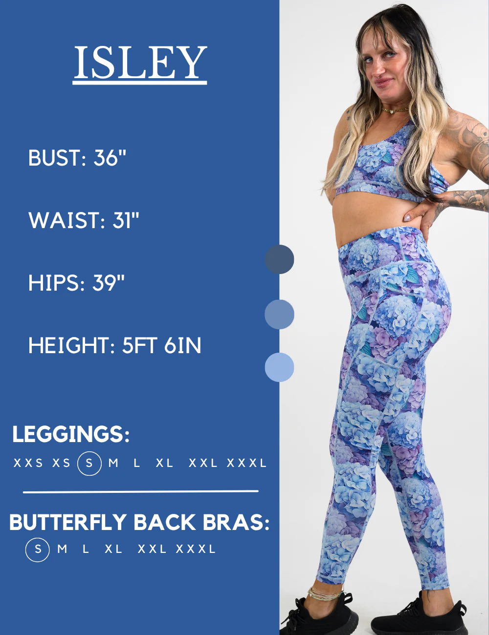 Hydrangea Leggings - Image 7