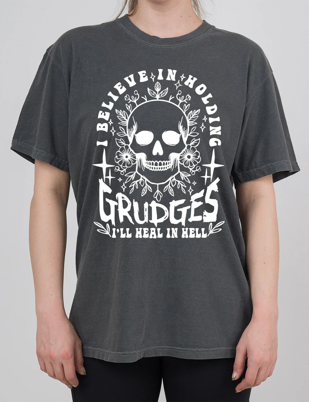 I believe in holding grudges Modern Tee - Image 2