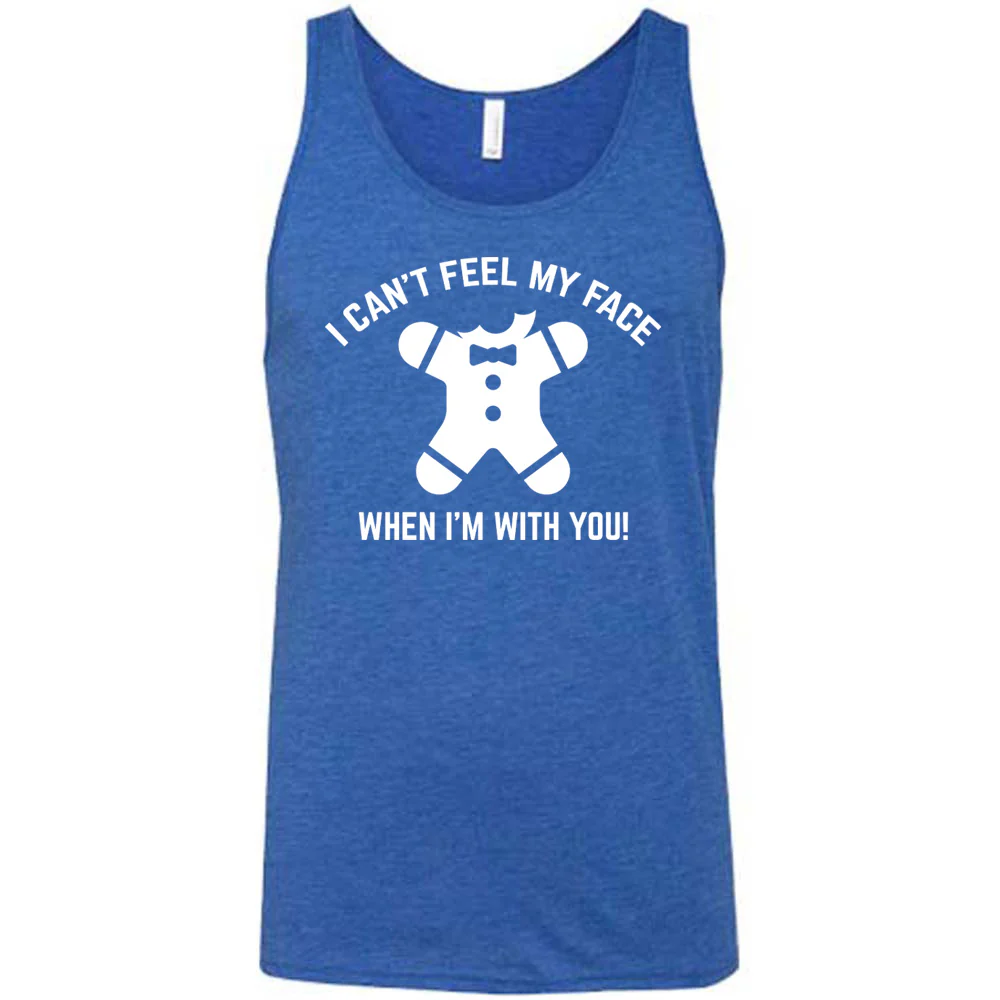 I Can't Feel My Face When I'm With You Gingerbread Shirt Unisex - Image 4