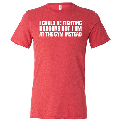 I Could Be Fighting Dragons But I'm At The Gym Instead Shirt Unisex - Image 8