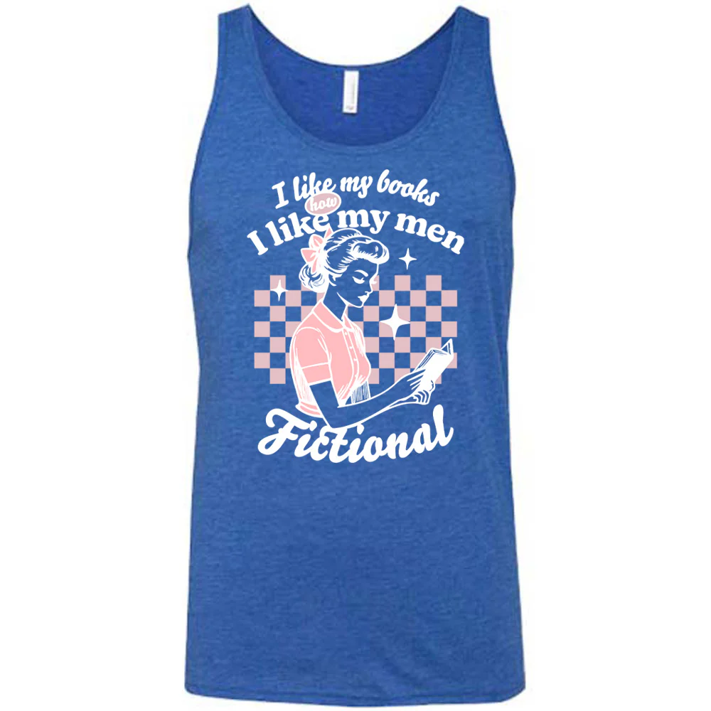 I Like My Books How I Like My Men, Fictional Shirt Unisex - Image 4