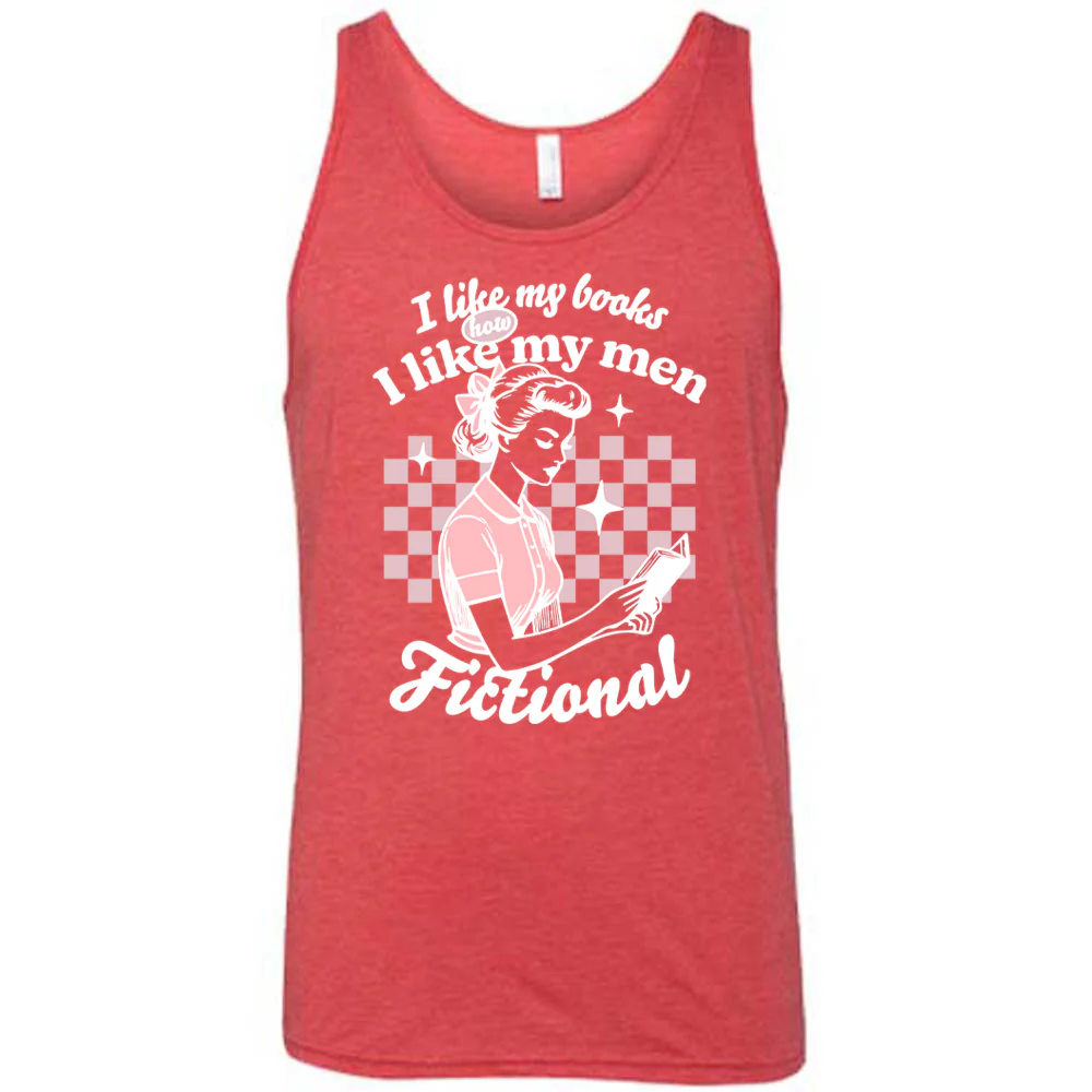 I Like My Books How I Like My Men, Fictional Shirt Unisex - Image 6