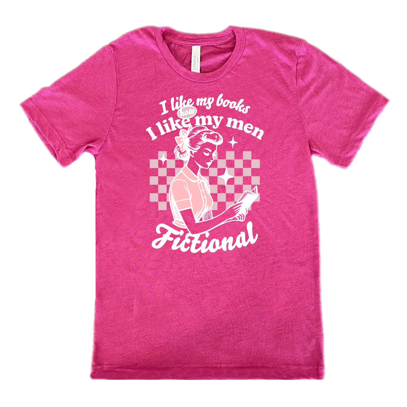 I Like My Books How I Like My Men, Fictional Shirt Unisex - Image 9